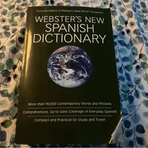 Webster's New Spanish Dictionary, 1st Edition, perfect for learning spanish!!